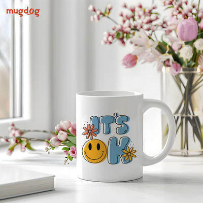 Storeeleven Ceramic White mug pack of 1 Customized designs_MKH477 Ceramic Coffee Mug(350 ml)