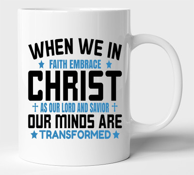 BLISSart NEW_BLS-PM-KP2398-W Ceramic Coffee Mug(350 ml)