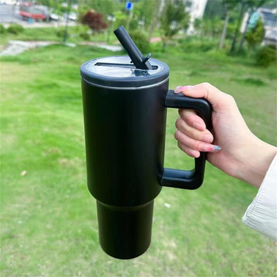DRYZOO Stainless Steel Tumbler with Straw Vacuum Insulated Water Bottle Stainless Steel Tumbler(1200 ml)