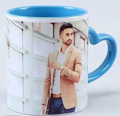 PARTIKSHARESINARTS Personalized Photo Printed Coffee 350 ML Gift for Family,Friends, Ceramic Coffee Mug(350 ml)