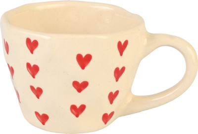 Cluster Ceramic Coffee/Teas Set of 2 - Unique Coffees for Everyday Enjoyment Ceramic Coffee Mug(200 ml, Pack of 2)