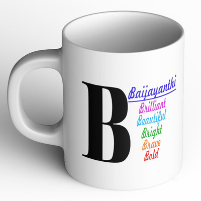 Abaronee 1010_Baijayanthi c001 in name Ceramic Coffee Mug(350 ml)