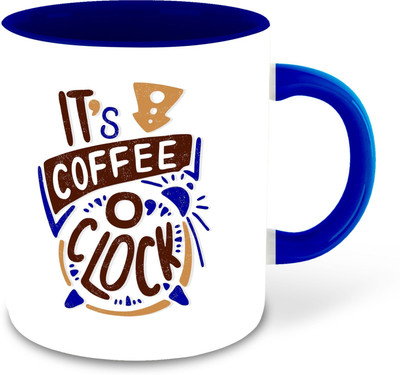 RADANYA PACK 2_CoffeeLover3-CM-1543 Ceramic Coffee Mug(352 ml, Pack of 2)