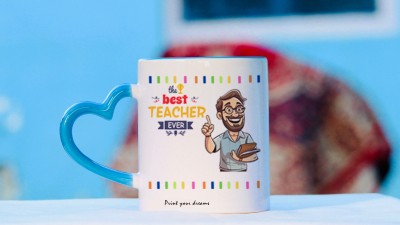 PRINT YOUR DREAM Ceramic teachers day Ceramic Coffee Mug(329 ml)