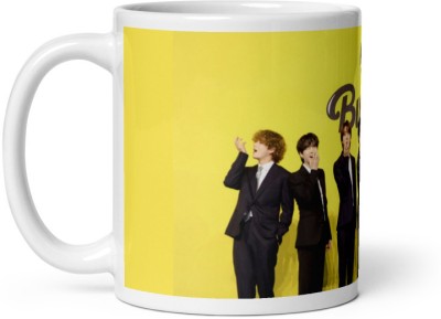 GIFTMART Bts Army Best Design Printed BTS Cup | Best Gifts For Bts Army | Design 81 | Ceramic Coffee Mug(350 ml)