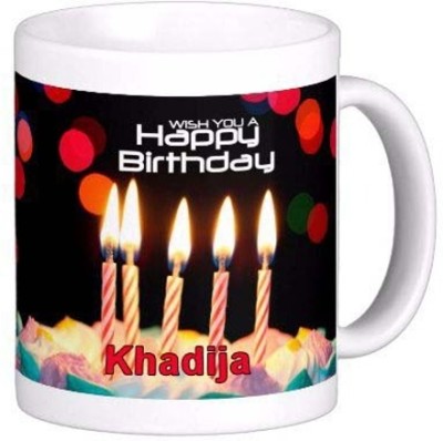 Exocticaa Happy Birthday Gift for Khushboo Music 006 Ceramic Coffee Mug(325 ml)