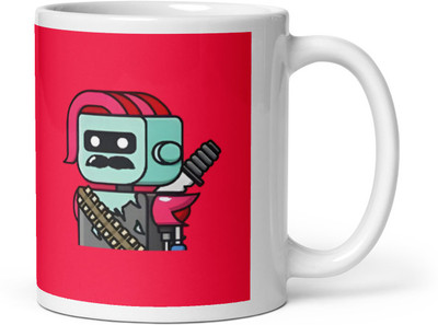 Mr UVD Dashing Robot with Bullets_MUGG Ceramic Coffee Mug(350 ml)