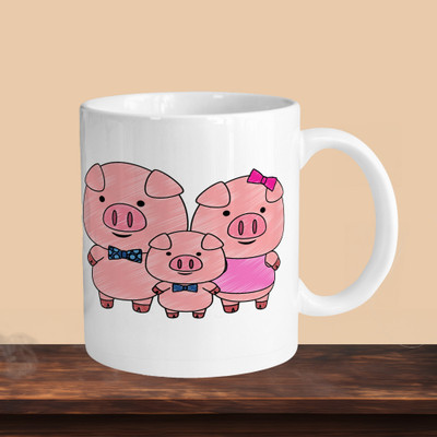 sublix NEW_Cute Family R Ceramic Coffee Mug(330 ml)