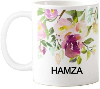 GNS Happy Birthday Gift for Hamza 076 Ceramic Coffee Mug(325 ml)