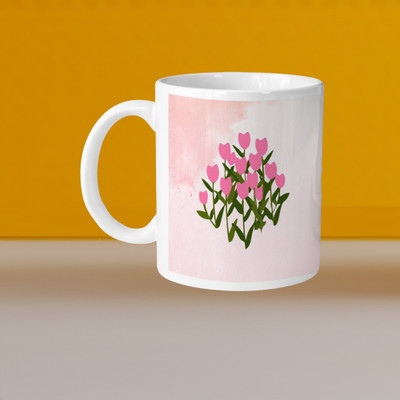 Print Ginnie 101_VM Coffee Lovers L-H Ceramic Coffee Mug(325 ml)