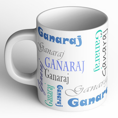Abaronee NEW_Ganaraj b005 in name Ceramic Coffee Mug(350 ml)