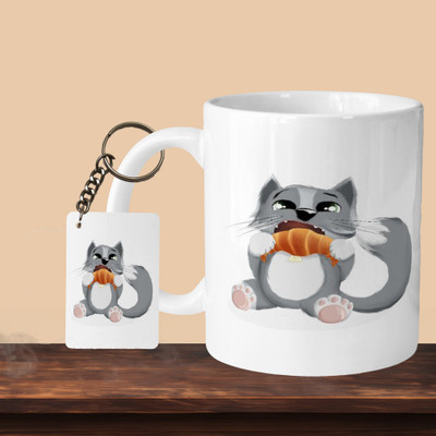 Print Ginnie 101_Life Is Pure L-R Ceramic Coffee Mug(325 ml)