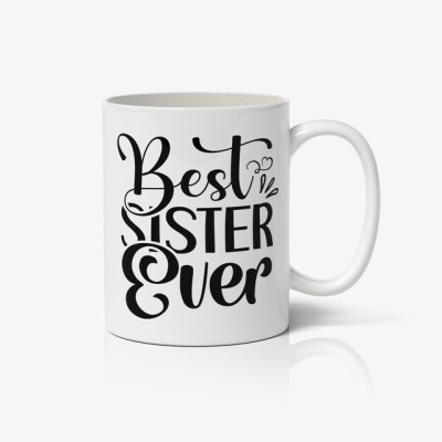 prints club Rakshabandhan, Birthday, Rakhi for Sister/Brothe Special Gift Wbb1 Ceramic Coffee Mug(325 ml)