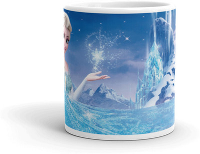 MoreAndMore Specially Designed Frozen Princess Fan F01 Ceramic Coffee Mug(350 ml)