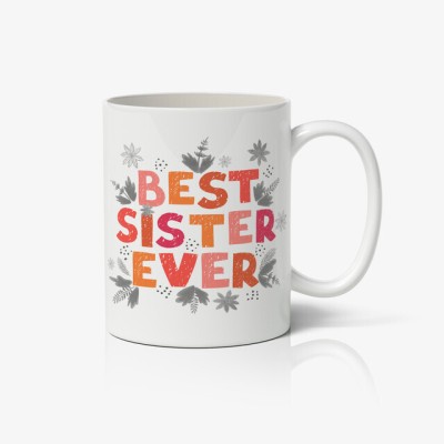 prints club Rakshabandhan, Birthday, Rakhi for Sister/Brothe Special Gift BB2 Ceramic Coffee Mug(325 ml)