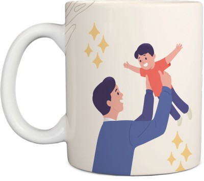 iinfinize World's Greatest Dad for Father's Day Ceramic Coffee Mug(250 ml)