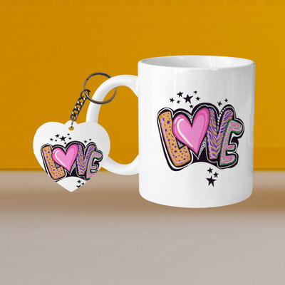 VM MALL 101_VM Booo L Ceramic Coffee Mug(300 ml, Pack of 2)