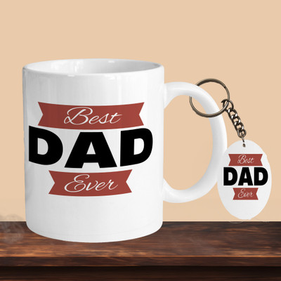 VM MALL 101_Best Dad Over 01 R-O Ceramic Coffee Mug(330 ml)
