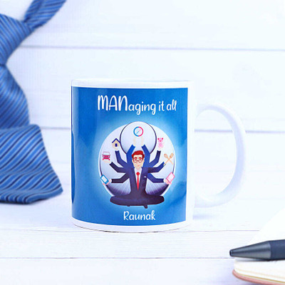 FNP Man of the Day Ceramic Coffee Mug(325 ml)
