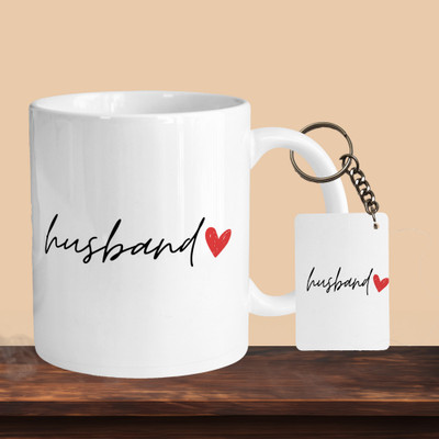 VM SHOPPING MALL Husband R-R Ceramic Coffee Mug(330 ml)