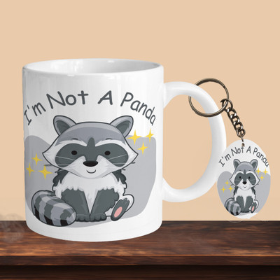 Print Ginnie 101_I'm Not A Panda R-O Ceramic Coffee Mug(325 ml)