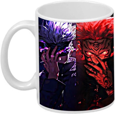 FAZAKA GOJO VS SUKUNA ANIME Ceramic Coffee Mug(350 ml)