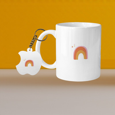 VM MALL 101_VM Take It Easy L-O Ceramic Coffee Mug(325 ml)