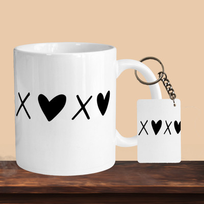 Print Ginnie 101_Xoxo R-R Ceramic Coffee Mug(325 ml)
