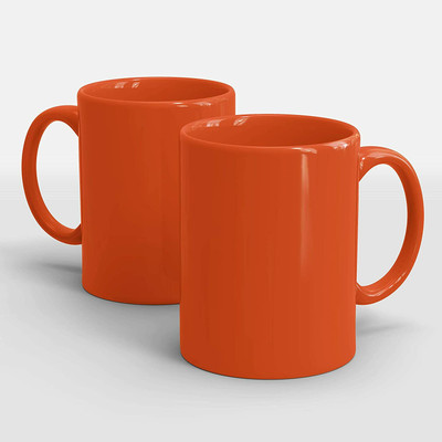 JAIPURART Premium Quality Ceramic Coffee Mug(330 ml, Pack of 2)