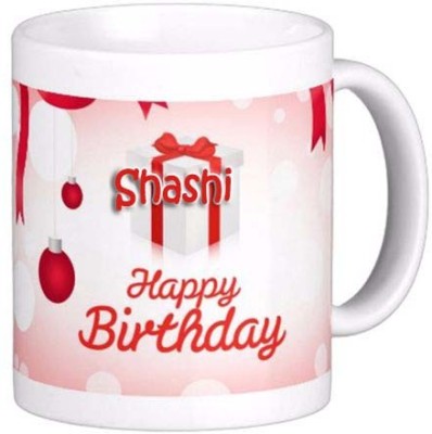 GNS Happy Birthday Gift for Shashi 082 Ceramic Coffee Mug(325 ml)