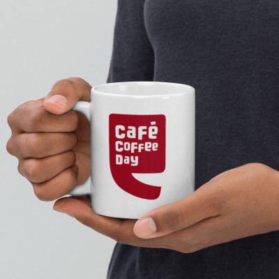 Mr UVD Mug CafeCoffeeDay_MUGG Ceramic Coffee Mug(350 ml)