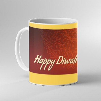 Keviv Printed Cups, Best Gifts -D183 Ceramic Coffee Mug(325 ml)