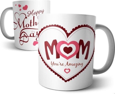 ME&YOU Mother's Day Gift; Mom You Are Amazing Ceramic Coffee Mug(325 ml)