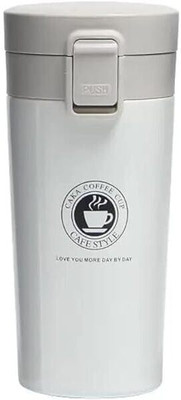 RadheTrade Thermos Flask with Lid Insulated Travel Tea and Coffee Stainless Steel Coffee Mug(400 ml)