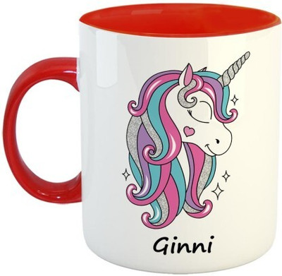 NOBI Printed Ceramic For Gifting 330ml Model 0180 Ceramic Coffee Mug(330 ml)