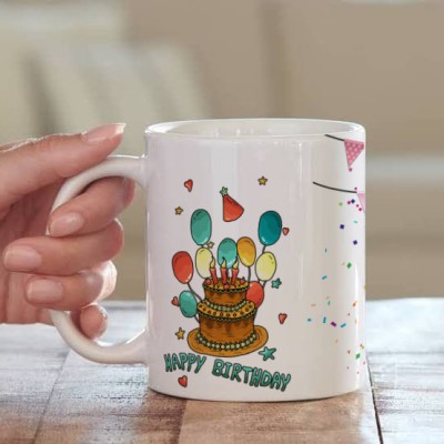 theexpertart Birthday mug Ceramic Coffee Mug(350 ml)