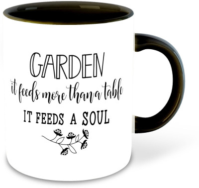 RADANYA PACK 2_Gardening2-CMC-1520 Ceramic Coffee Mug(352 ml, Pack of 2)