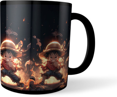 Morons Monkey D Luffy - Anime Collection (D1) Ceramic Coffee Mug(350 ml)