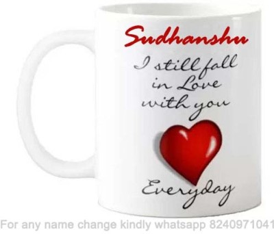 GNS Romantic Gift for Sudhanshu Love theme Proposal Message 001 Ceramic Coffee Mug(325 ml)