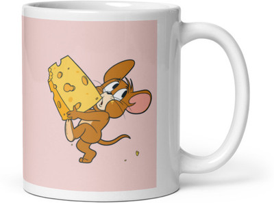 Mr UVD Jerry Thieft Cheese Walking Silently_MUGG Ceramic Coffee Mug(350 ml)