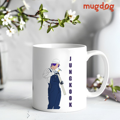 The Eleven Store Ceramic White mug pack of 1 Customized designs_MKH59 Ceramic Coffee Mug(360 ml)