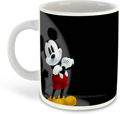 FLEXERSTYLE NEW2025-Mickey Mouse Printed White Coffee - D13 Ceramic Coffee Mug(325 ml)