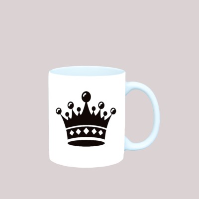 AGARWAL GIFT GALLERY Queen And King Coffee_653 Ceramic Coffee Mug(325 ml)