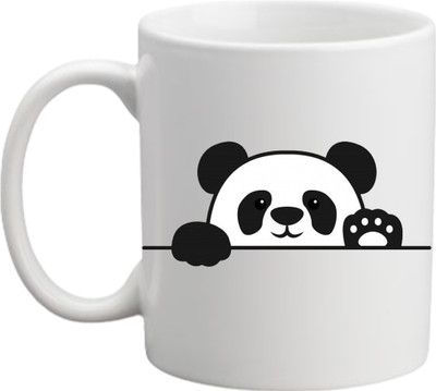 JoaToyBox Angry And Annoyed Panda Printed Coffee Awesome Design|Gifitng Ceramic Coffee Mug(330 ml)