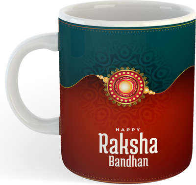 Daddy dream NEW-Best Gift For Brother & Sister, Happy Rakhi 16 Ceramic Coffee Mug(325 ml)