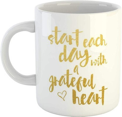 NOBI Printed Ceramic For Gifting 330ml Model 0758 Ceramic Coffee Mug(330 ml)