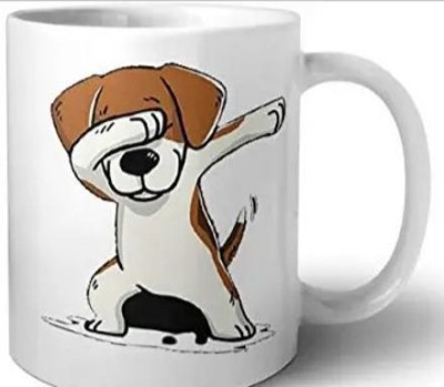 dk printing HOT PUPPY MUG Ceramic Coffee Mug(300 ml)