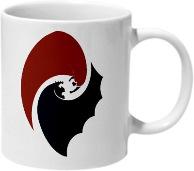 Mooch Wale Batman Vs Superman Minimalist Art Ceramic Coffee Mug(325 ml)