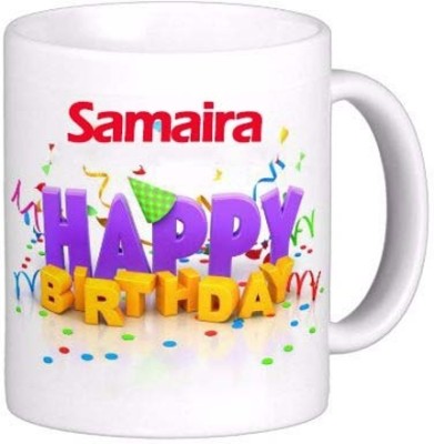 Exocticaa Happy Birthday Gift for Sarika Music 007 Ceramic Coffee Mug(325 ml)