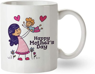 Fifth and Moon Happy Mother's Day,Mother Day Gift,Mug Gift for mom,Printed,1 {H MD-09} Ceramic Coffee Mug(320 ml)